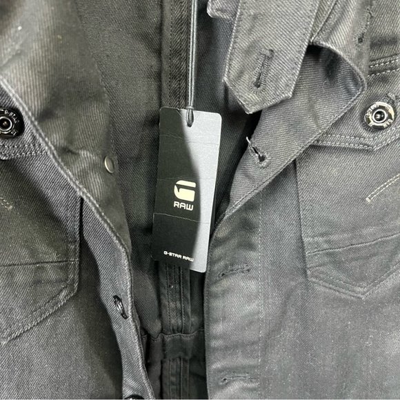 NWT GStar Raw women’s 3D Arc Denim Pilot Jacket - Size S - Picture 7 of 14